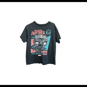 POP Marvel Black Panther Kids Tshirt Small